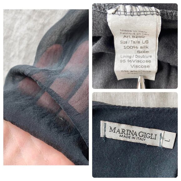 Marina Gigli sleeveless flowy midi dress - Picture 4 of 4